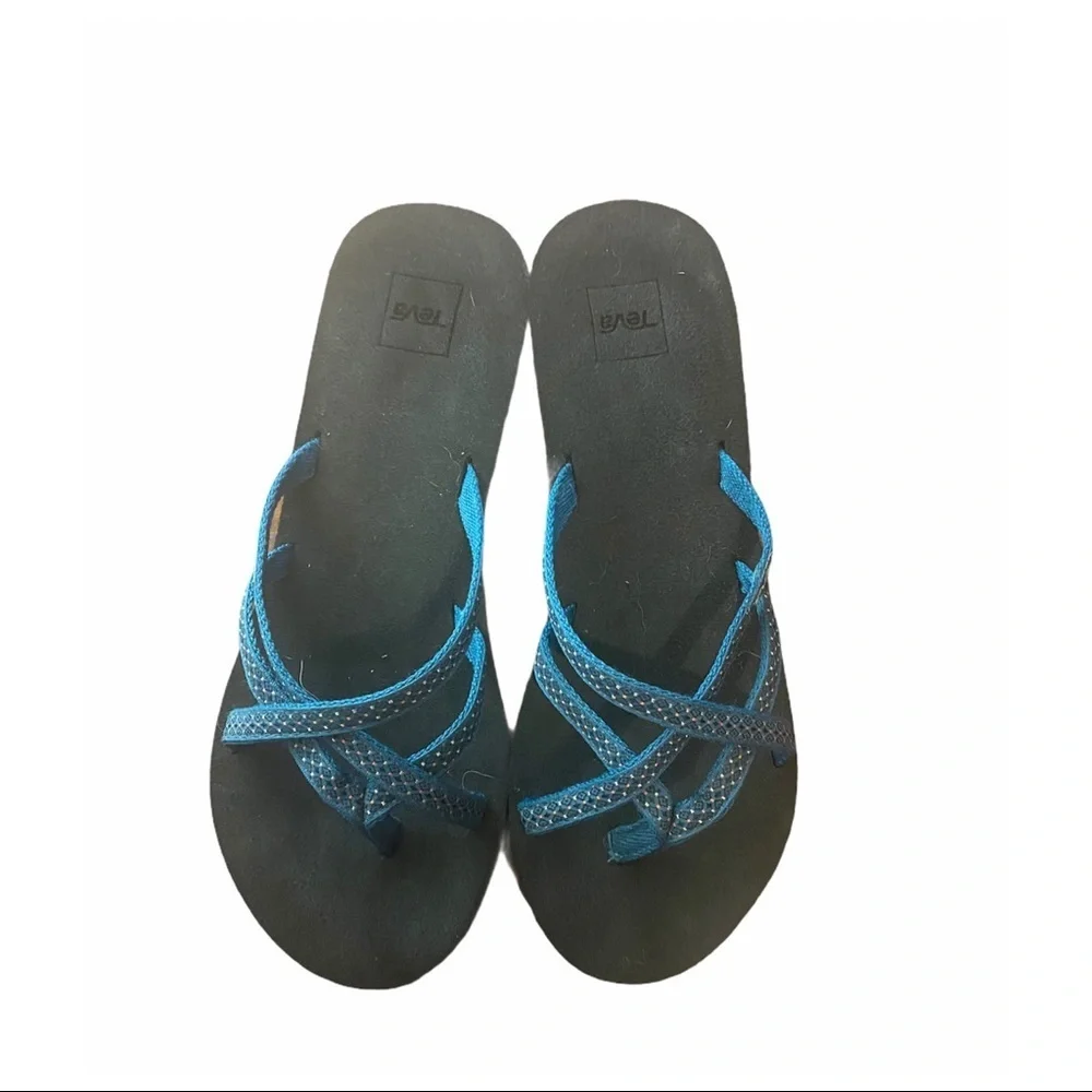Teva slip on sandals
